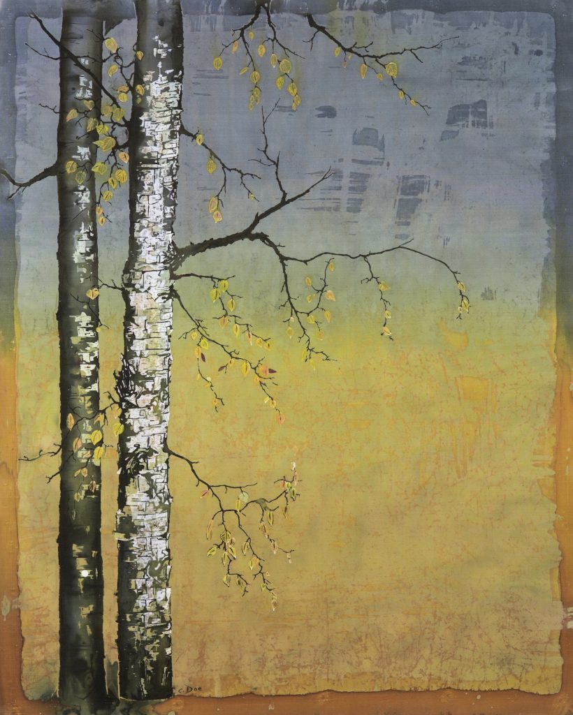 "Birch in a Golden Field" by Carolyn Doe 