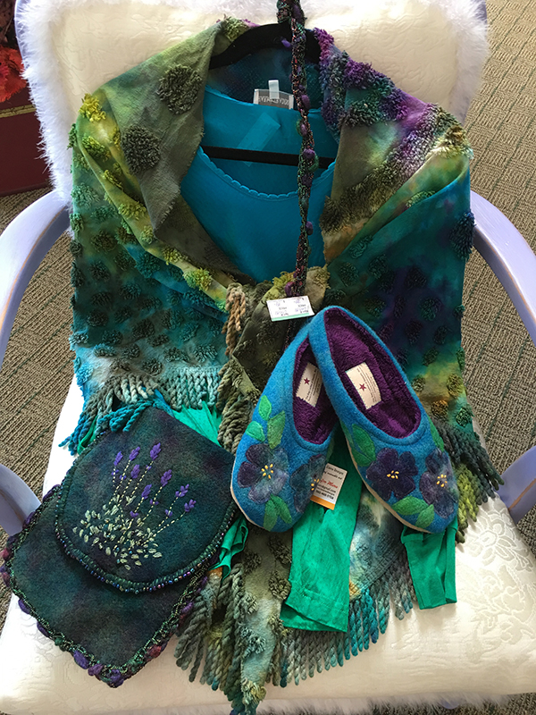 The Bag Ladies of Sequim upcycled art and apparel