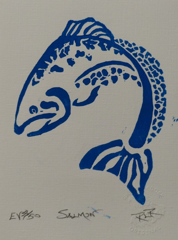 "Blue Salmon" by Randy Radock