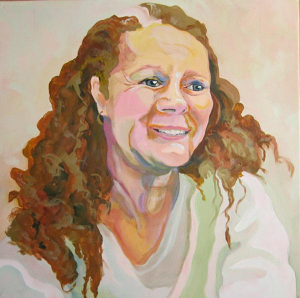 Pamela Hastings portrait painting