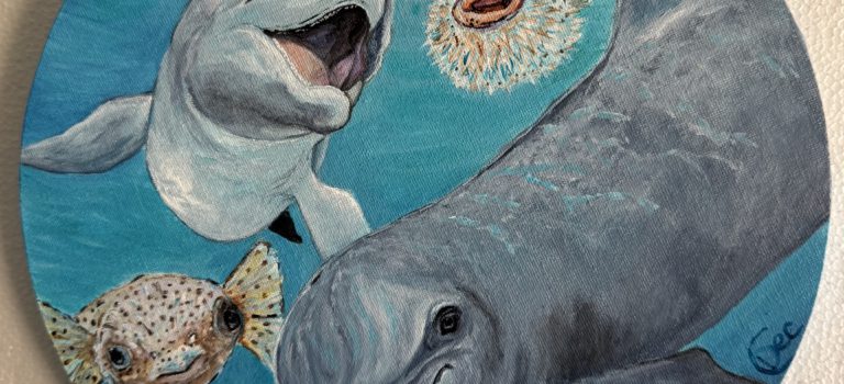 September 4 First Friday Art Walk Sequim with Imaginative Blue Theme