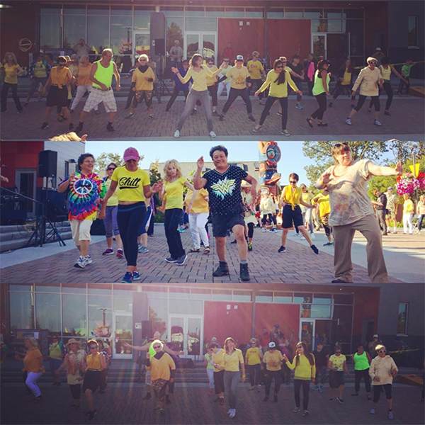 Zumba Flash Mob at Sequim Civic Center