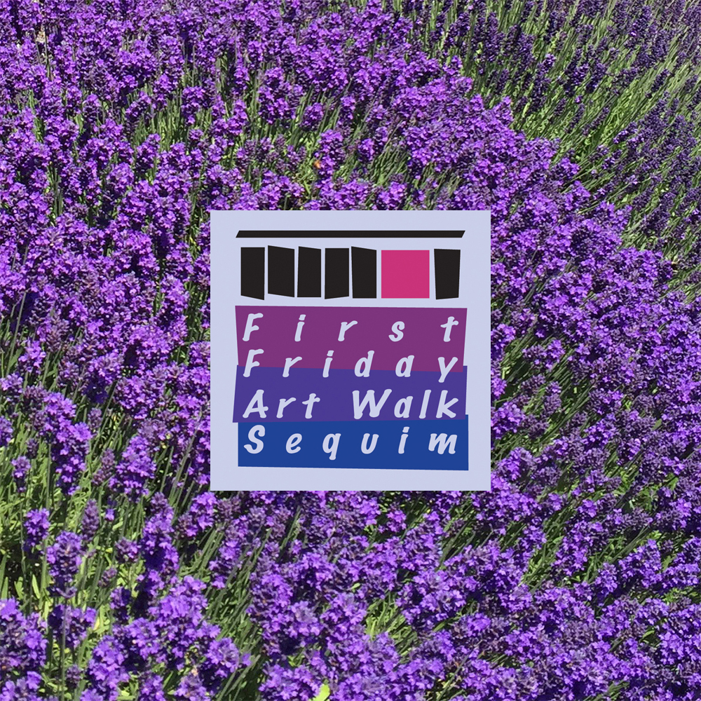Photo by Renne Emiko Brock of lavender for purple themed Sequim Art Walk