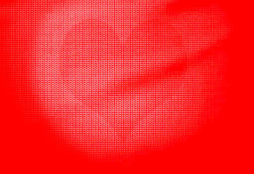 red heart in knitted fabric for Wear Red Day