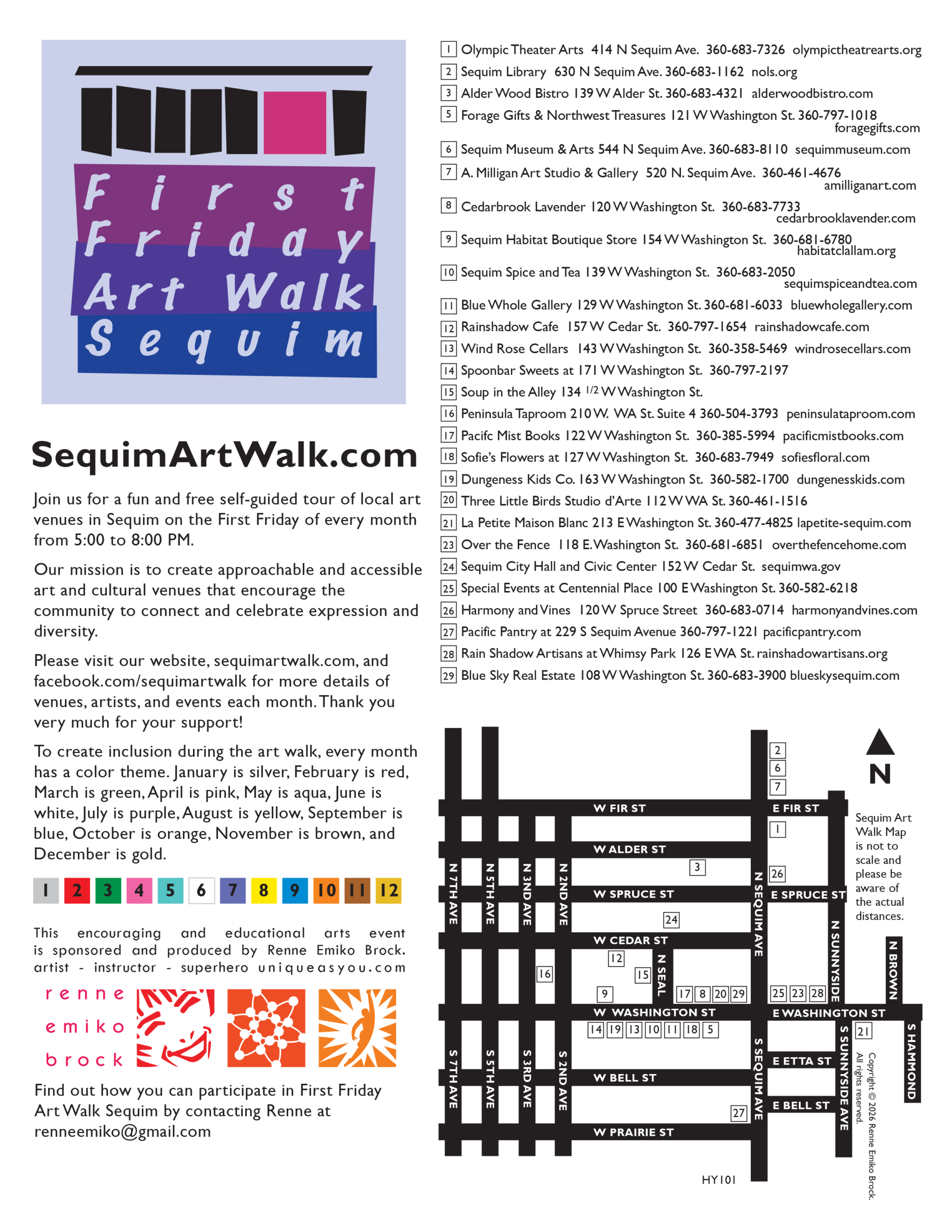 Map – First Friday Art Walk Sequim